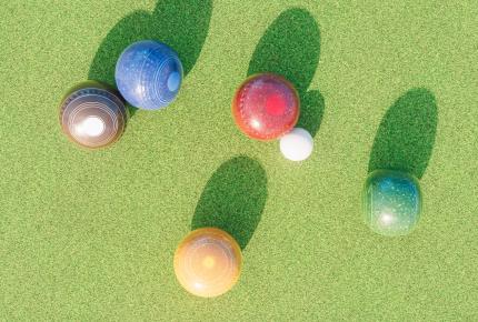 Lawn bowling at Cedar Heights